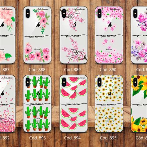 Capinha Capa Case Celular Personalizada Nome Linha 6 Elo7