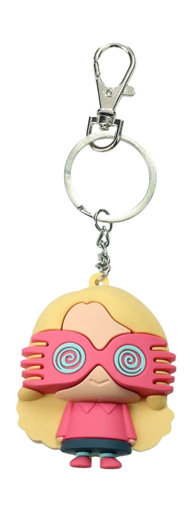 Harry Potter Luna Lovegood Rubber D Keychain Harry Potter Butiken