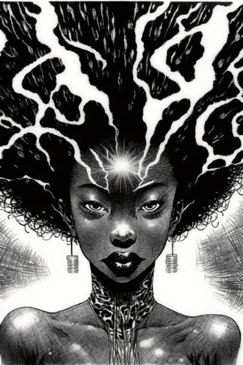 African Goddess Manga Panel by mkiradani on DeviantArt