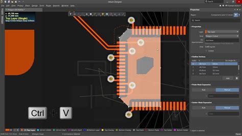 How To Edit Polygons In Altium Designer Pcb Routing Youtube