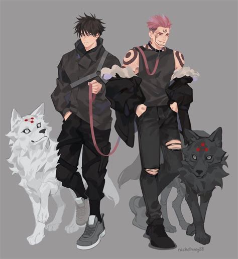 Cães Divinos ⚪⚫ Character Concept Jujutsu King Fan Art Twitter