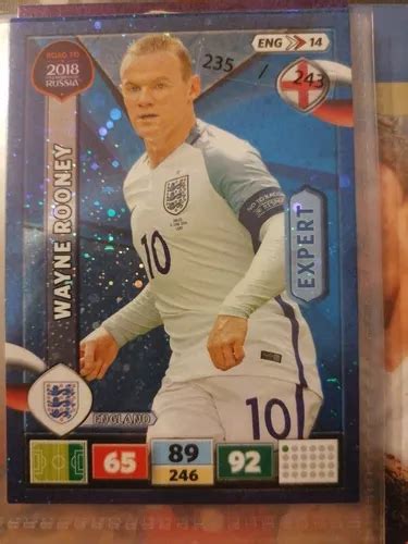 Carta Adrenalyn Wayne Rooney Road To Russia Expert Cuotas sin interés