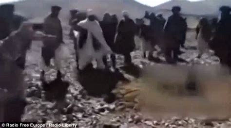 Afghan Woman Is Stoned To Death For Alleged Adultery In Video Daily Mail Online