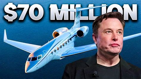 Inside Elon Musks 70 Million Massive Private Jet Youtube