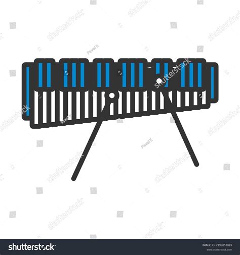 Xylophone Icon Editable Bold Outline Color Stock Vector Royalty Free 2199857819 Shutterstock