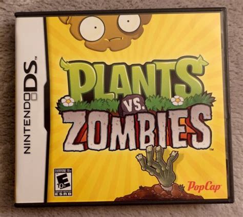 PLANTS VS ZOMBIES POP CAN CIB W MANUAL TESTED VGC NINTENDO DS POP