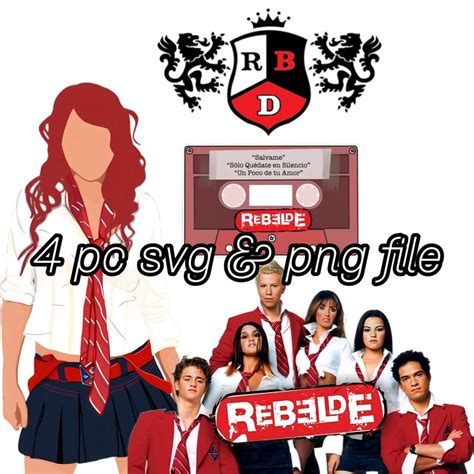 Rebelde Svg Png Files Rbd Clip Art Etsy Israel