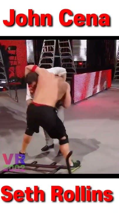 John Cena Vs Seth Rollins At Tlc Wwe Johncena Sethrollins Shorts