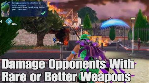 How To Easily Damage Opponents With Rare Or Better Weapons Fortnite