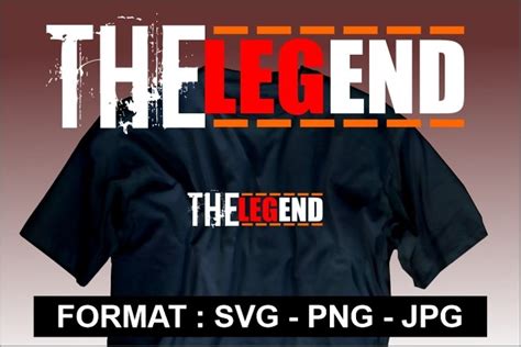 The Legend T shirt Design (2583815)