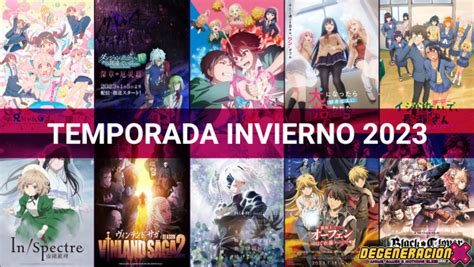 Guía De Estrenos De Anime Para La Temporada Invierno De 2023