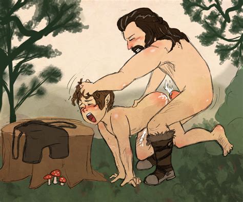 Rule 34 Bilbo Baggins Male Multiple Males Tagme The Hobbit Thorin