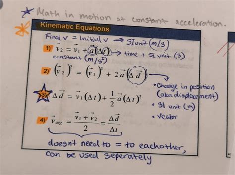 Kinematic Equations Solver