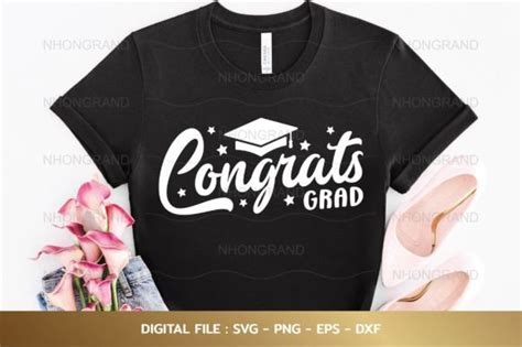 Congratulations Svg Congrats Grad Graphic By Nhongrand Creative Fabrica