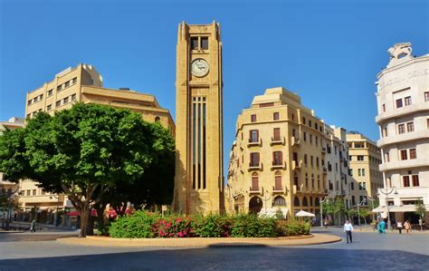 Place De LÃ‰toile Clock Tower Beirut Lebanese Social