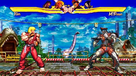 Street Fighter X Tekken Ken And Ryu Vs M Bison And Chun Li Pc Gameplay