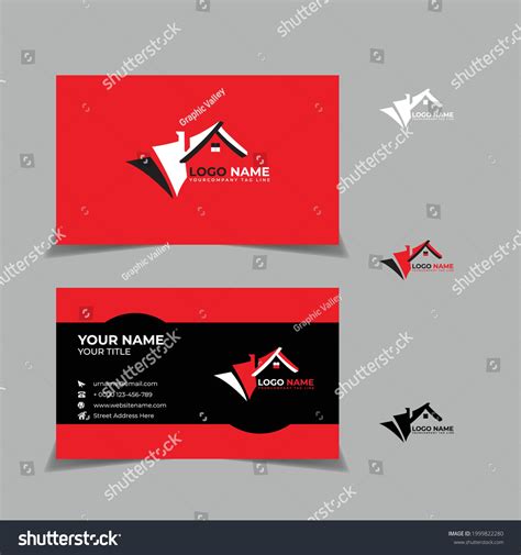 Professional Business Card Logo Design Vector Stock Vector (Royalty ...