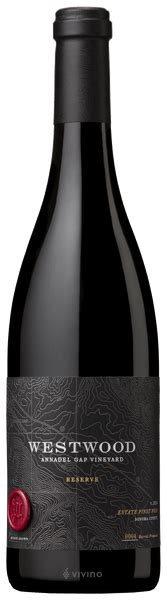 Westwood Reserve Estate Pinot Noir Vivino Us