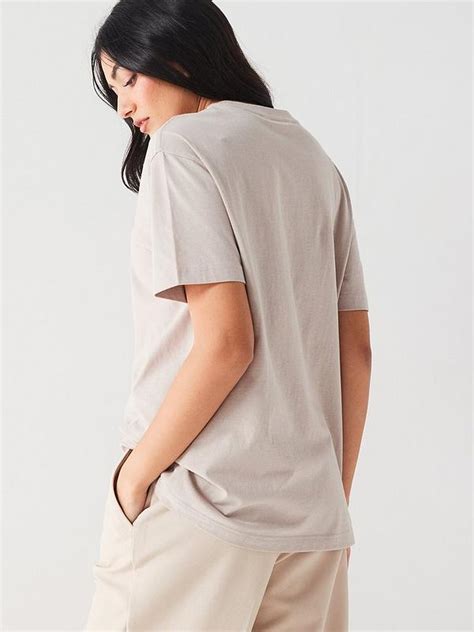 Everyday Essential Oversized T Shirt Taupe Uk