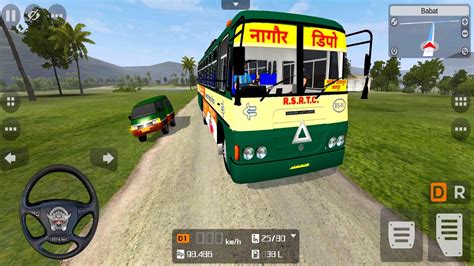 Ashok Leyland Bs Rsrtc Bus Driving In Bussid Bus Simulator