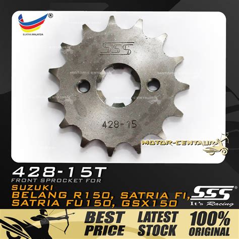 GEGANCU DEPAN SSS FRONT STEEL SPROCKET FOR SUZUKI BELANG R150 RAIDER