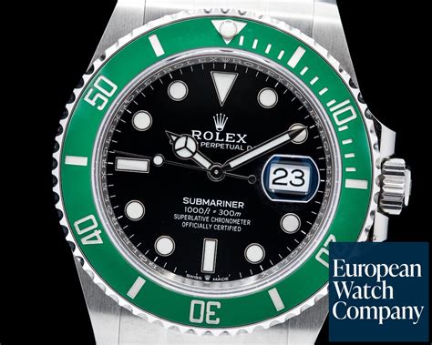 Rolex 126610LV Submariner Date 126610LV Kermit GREEN Ceramic Bezel 41MM