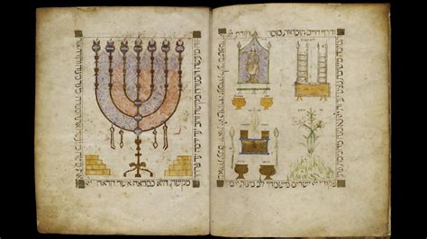 Ancient And New Menorahs 14th Century Divisions Structure Bible Menorah