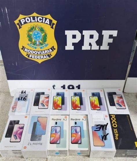 Prf Realizou Novas Apreens Es De Celulares Sem Nota Fiscal E Cigarros