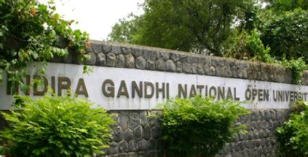 Indira Gandhi National Open University Ignou July Admission