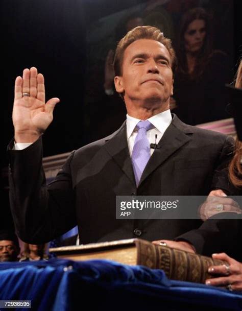 Arnold Schwarzenegger Sworn In As Governor Of California Pool Photos