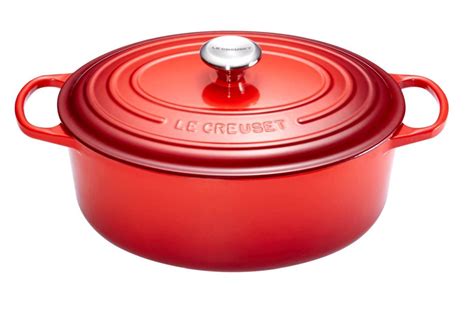 Le Creuset Bratpfanne Oval Signature Kirschrot Cm Liter