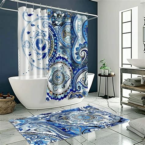 Shower Curtain Matching Window Curtain