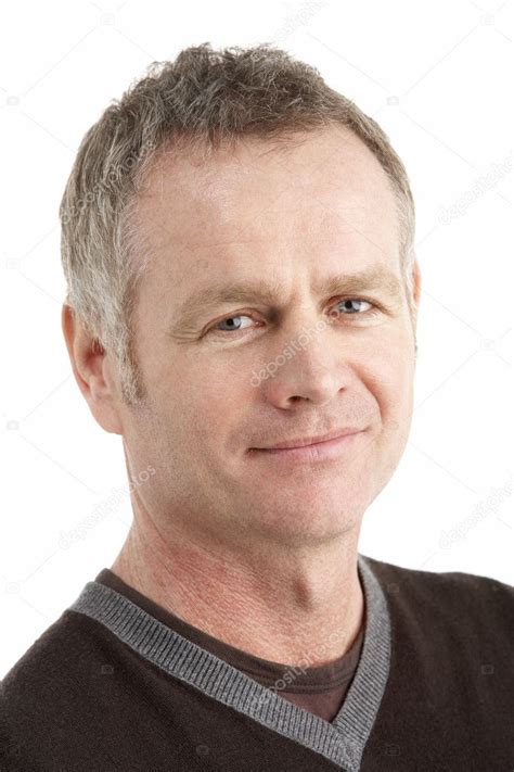 Portrait Of Middle Aged Man Stock Photo Monkeybusiness