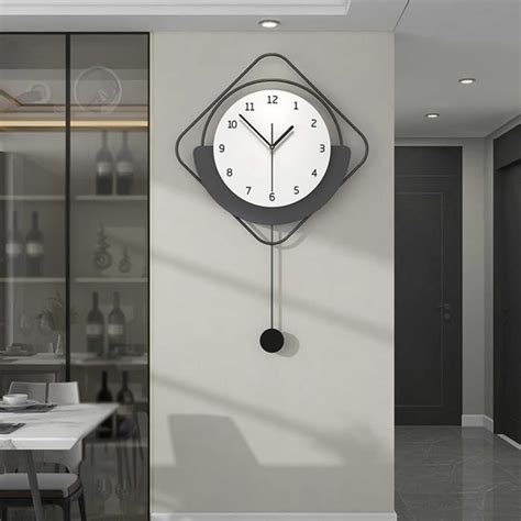 Horloge Murale Design Moderne Style Nordique Simplicité Pendule Murale