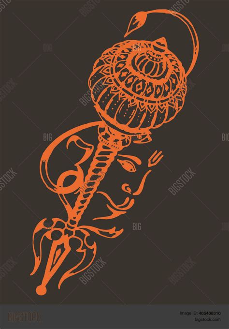 Hanuman Gada Vector