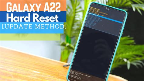 How To Hard Reset Samsung Galaxy A22 Pattern PIN Unlock YouTube