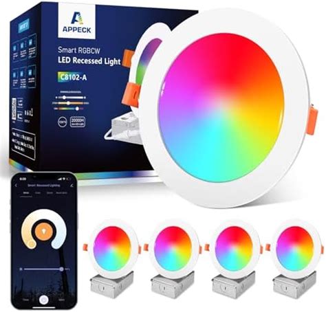 Amazon Appeck Iluminaci N Empotrable Inteligente De Pulgadas