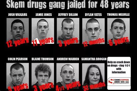 Skelmersdale Drugs Gang Sentenced To Total Of 48 Years Liverpool Echo