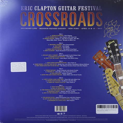 Виниловая пластинка Eric Clapton Crossroads Guitar Festival 2013 4 Lp Купить в магазине