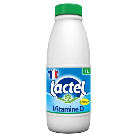 Lait Ecr M Uht Vitamine D Lactel La Bouteille De L Prix Carrefour