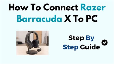 How To Connect Razer Barracuda X To Pc Youtube