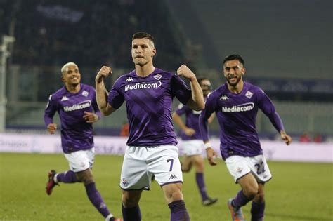 Fiorentina In Semifinale Di Coppa Italia Jovic E Ikone Stendono Il