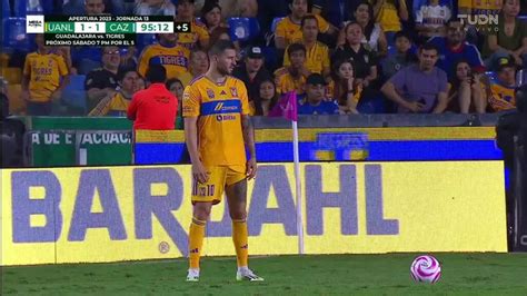 Gol Anota Para Tigres Rafael Carioca Tudn Liga Mx Tudn