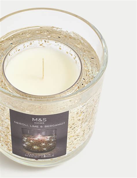 Neroli Lime Bergamot Light Up Candle Marks Sparkle M S