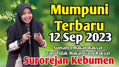 Mumpuni TERBARU 12 Sep 2023 Ceramah Ngapak Lucu Ustazah Mumpuni