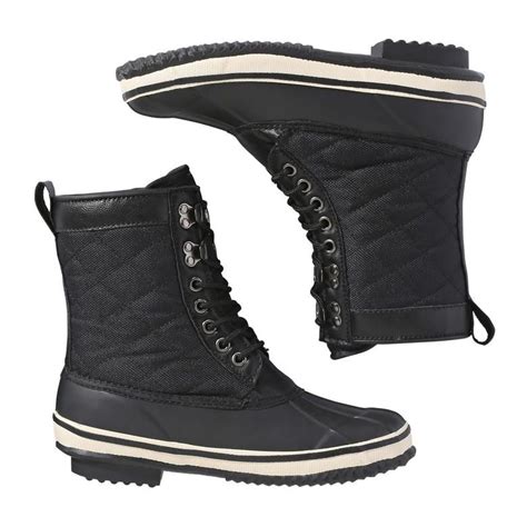 Quilted Winter Boots From Joe Fresh Slip On A Short Quilted Winter