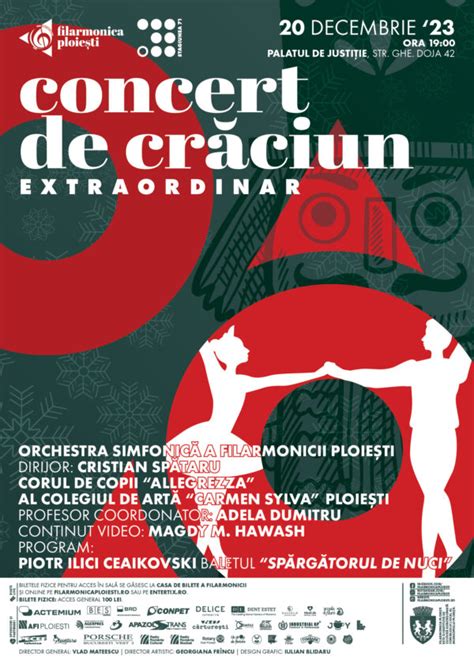 Concert de Crăciun Extraordinar 20 decembrie 2023 Filarmonica Paul