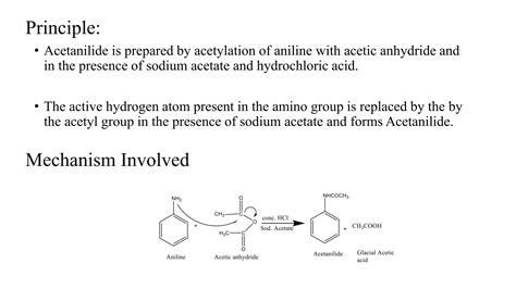 Acetanilide synthesis | PPT