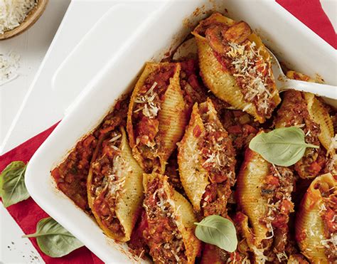 Jumbo Shells Stuffed With Meat Sauce El Ma Mia Recipe