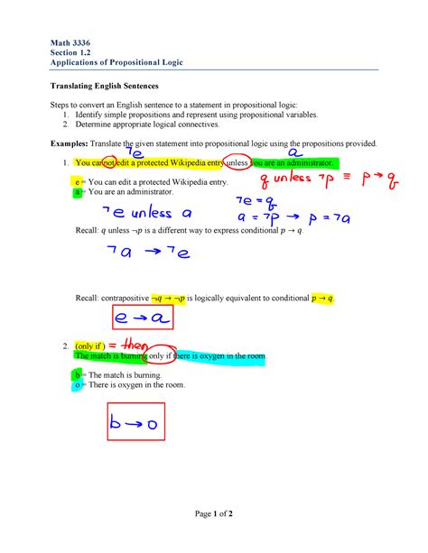 Discrete Mathematics Lecture Applications Of Propositional Logic